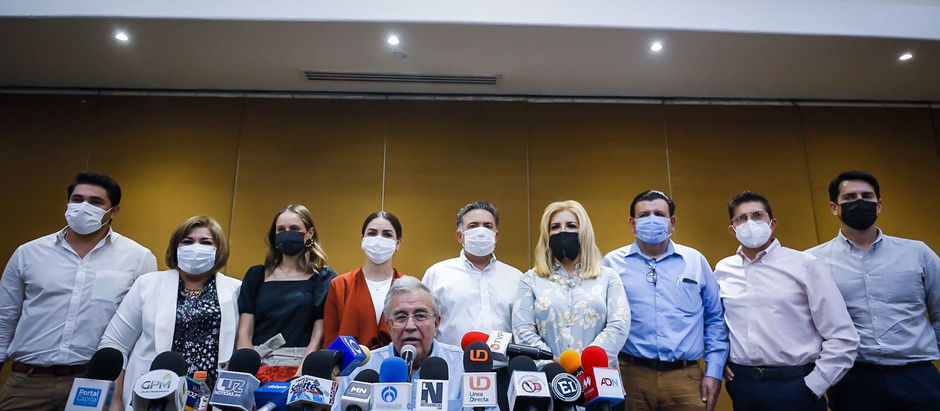 Presenta Rubén Rocha Moya a integrantes de Comisión de Enlace para la entrega-recepción