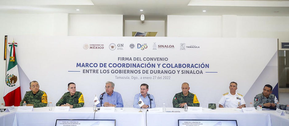 Gobernadores de Sinaloa y Durango fortalecen coordinación en materia de seguridad