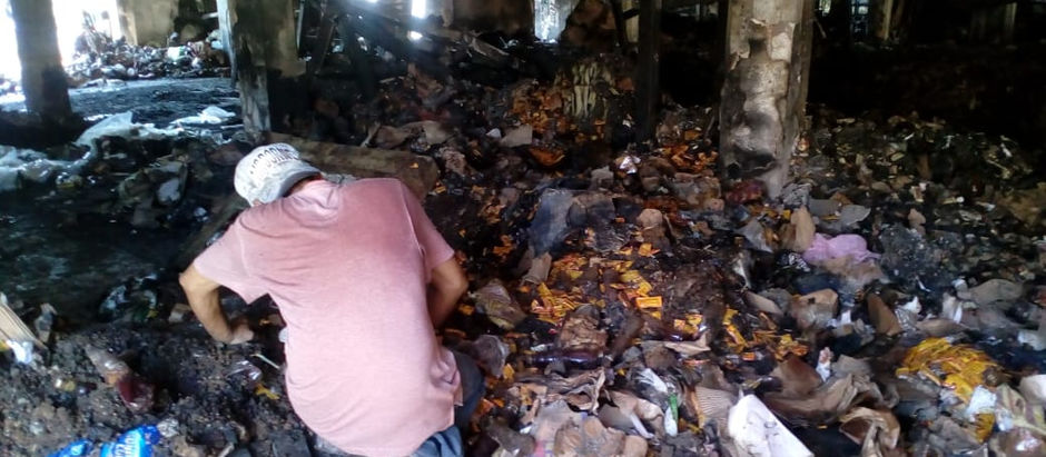 ¡¡HAY RAPIÑA EN CENTRO DULCERO INCENDIADO!!