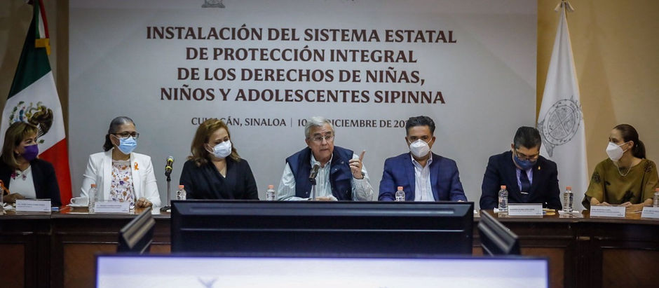 Rocha instala el Sistema Estatal de Protección de los Derechos de Niñas, Niños y Adolescentes