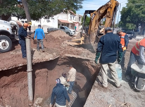 JAPAMA CONCLUYE REPARACIÓN DEL COLECTOR ALDAMA