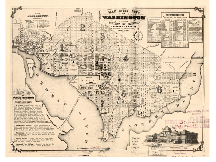 Frederick Douglass = to left of table with elbow on table; Theodosia Gilbert = lady keepin