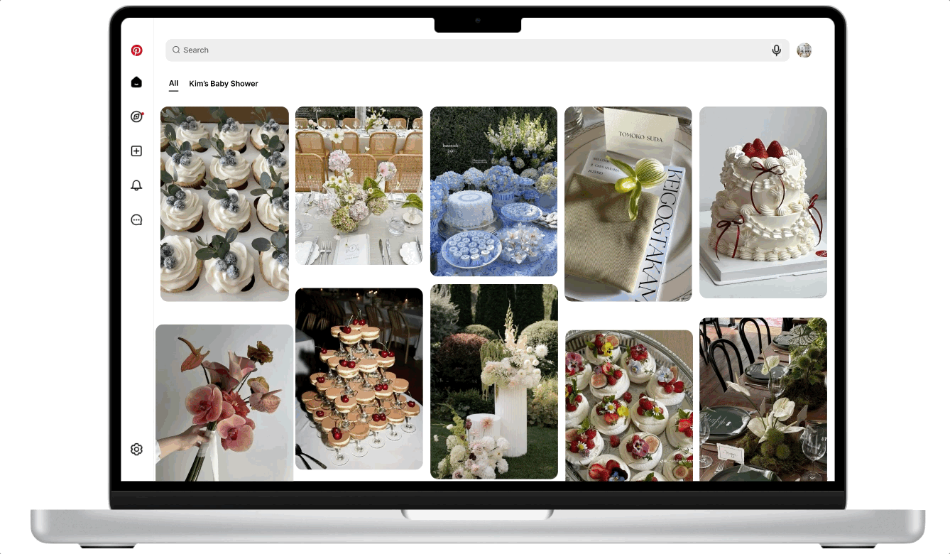 Pinterest Prototype .gif