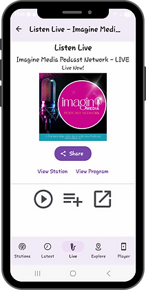 imagine media podcast network godcaster player