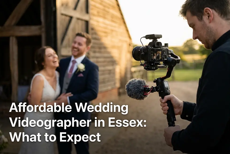 Affordable Wedding Videographer in Essex: What to Expect