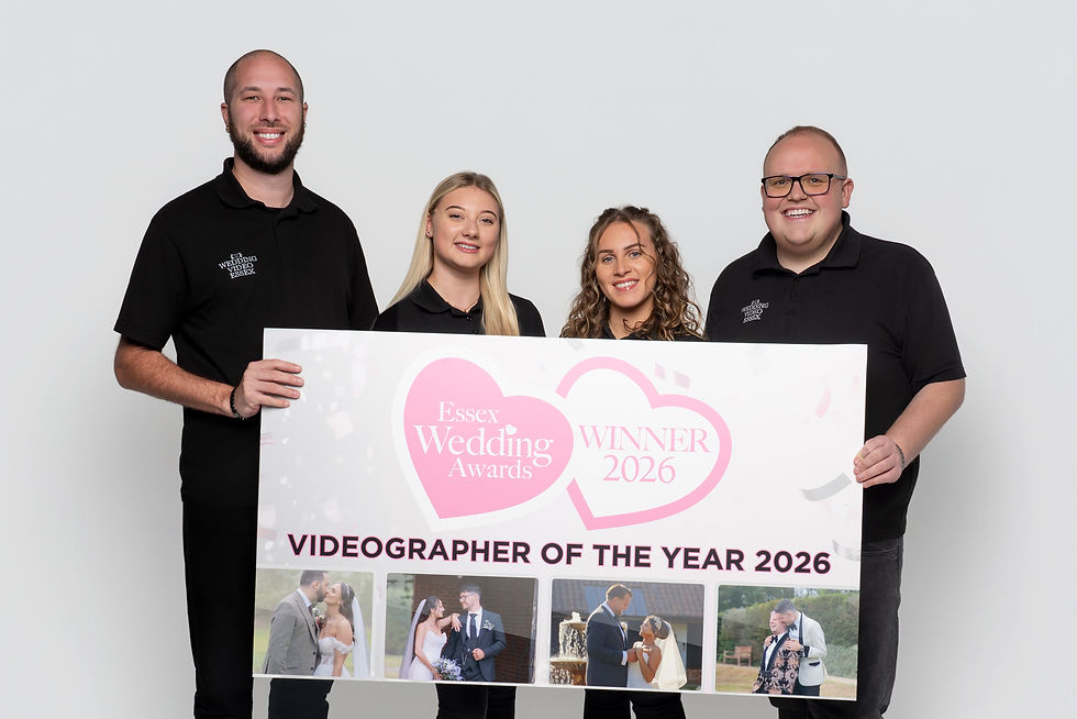 It's Official... We've Won Wedding Videographer of the Year 2026!