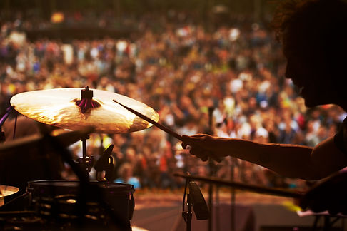 Drummer on Stage