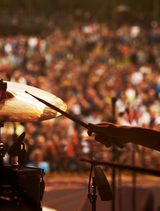 Drumer on Stage