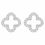 Thumbnail: Open Clover Earrings