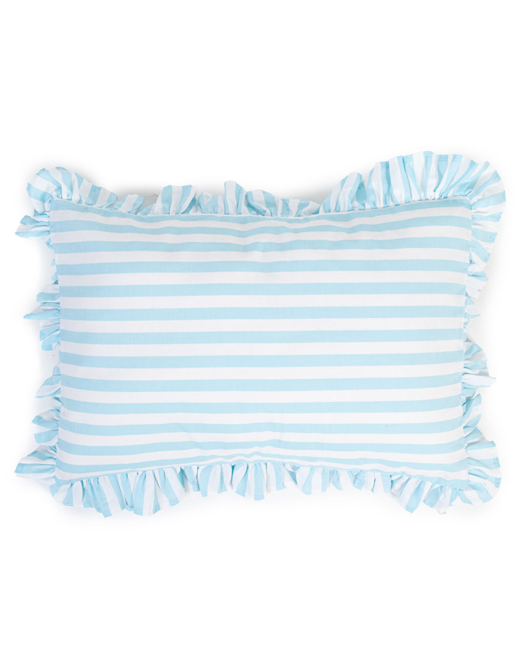 Almofada Listras Azul Bebê