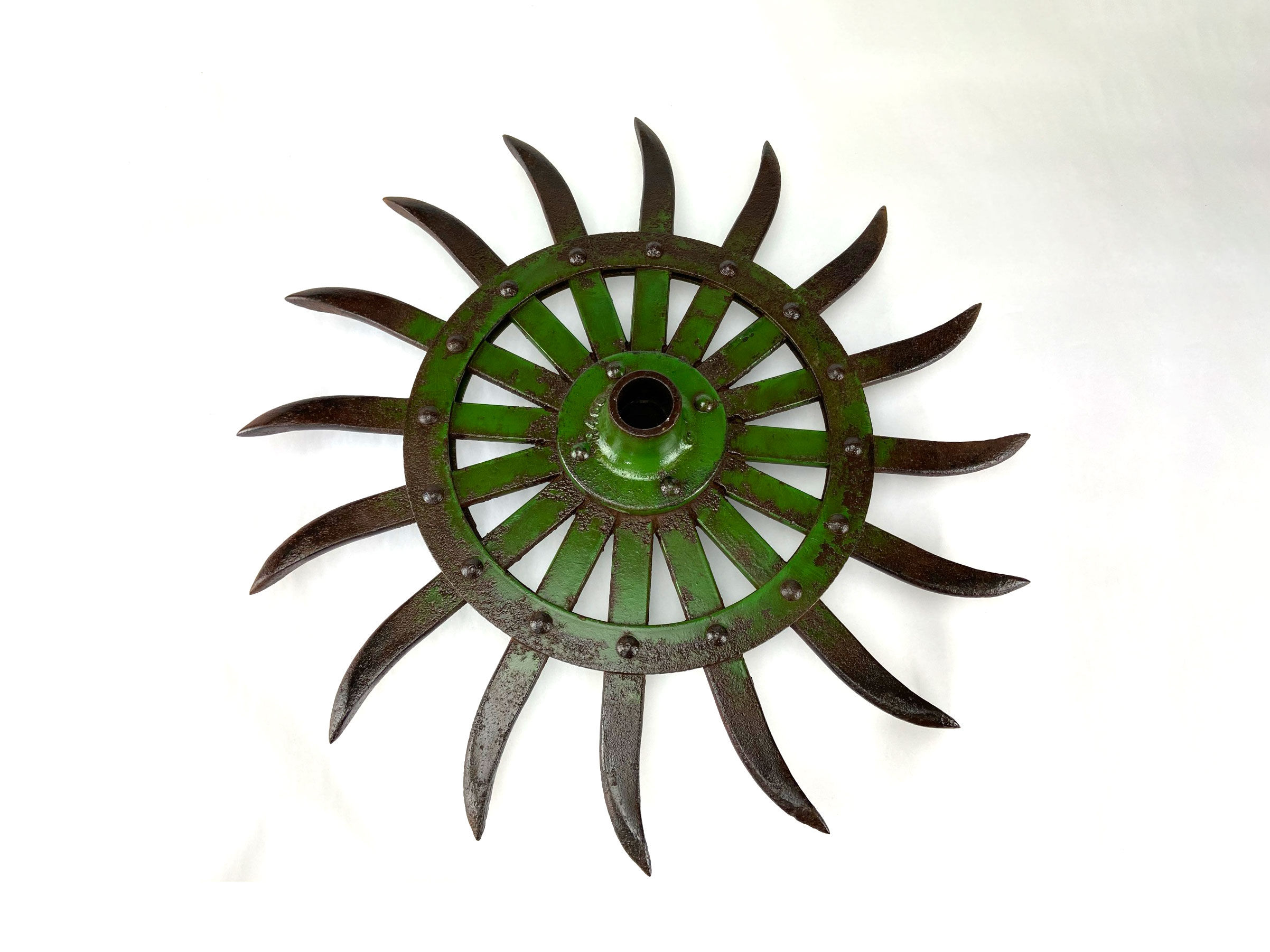 Antique Cultivator Wheel