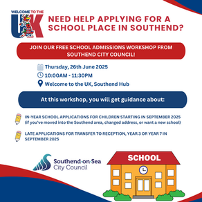 📚 Need help applying for a school place in Southend? 🏫