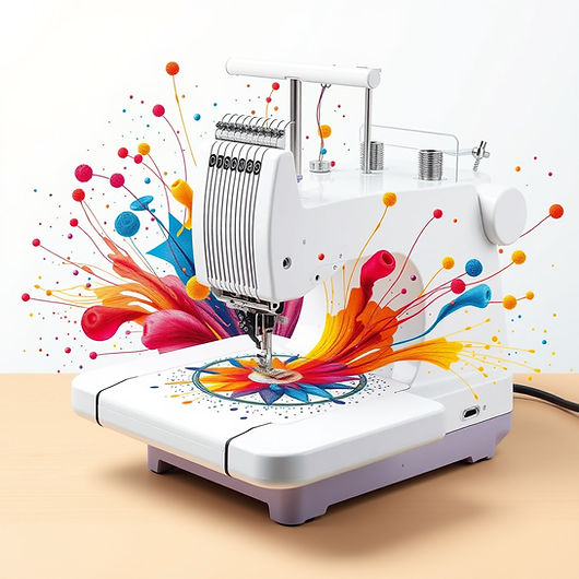 splashing colours embroidery design creativity heat press embroidery machine colourful thr