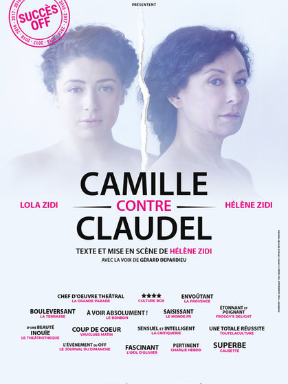 Créé en 2016 pour Avignon, le spectacle est une évocation biographique de la sculptrice Camille Claudel. Les mots d'Hélène Zidi habillent Camille Claudel aux différents âges de la vie : jeune, elle est entourée de bonheur et d'amour, à l'âge mûr, Camille est nourrie des désillusions d'un amour trahi, vieille femme, elle ressemble à un album de souvenirs couleur sépia.