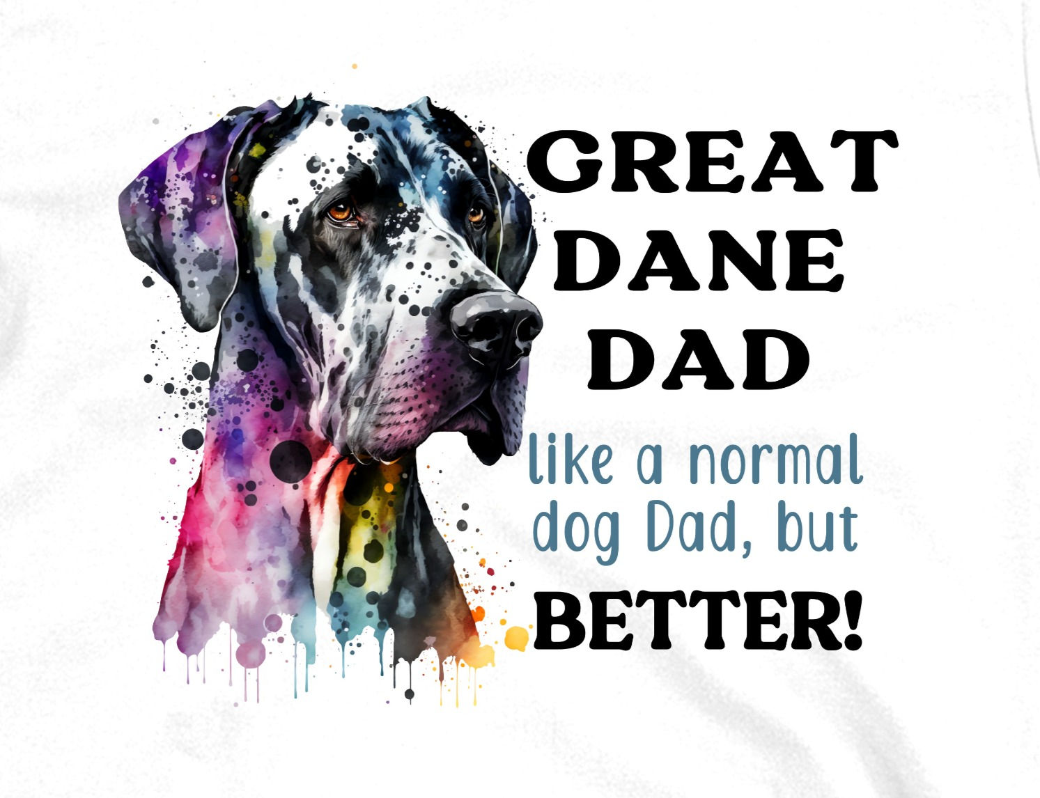 Great Dane Tshirt - Great Dane Mum/Dad