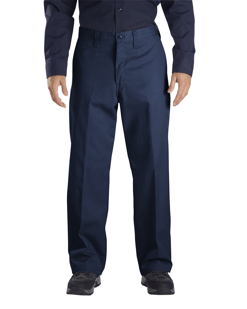 Thumbnail: Industrial Flat Front Pant - Dark Navy