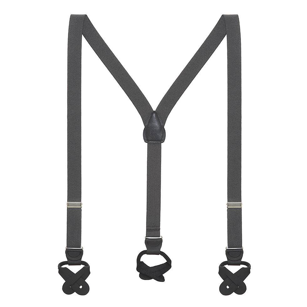 Thumbnail: Button Suspender - Dark Grey