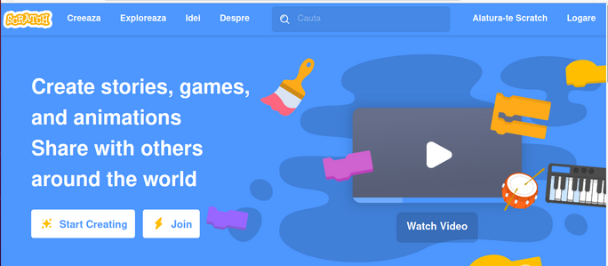 Activități pentru copii - Scratch