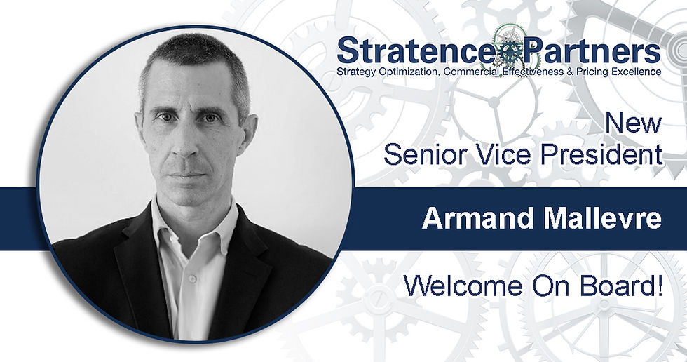 New Stratence Partners Senior Vice President: Arnaud Mallevre