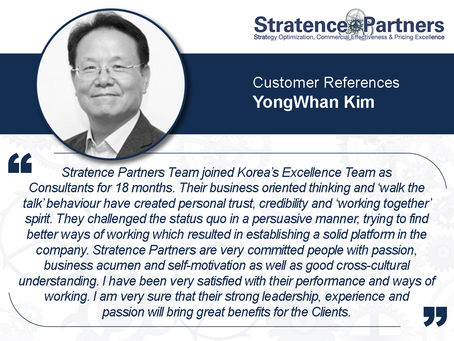 Customer References: YongWhan Kim