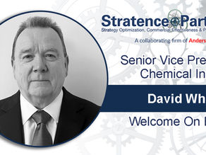 Portrait of David Whitaker, Senior Vice President Chemical Industry at Stratence Partners, global leader in chemical and fragrance commercial transformation.