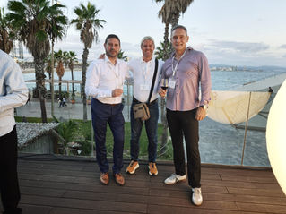 Fernando Ventureira, Francesc Sola and Eduardo Kühnel representing Stratence Partners during the Andersen Global Partner Meeting in Barcelona.