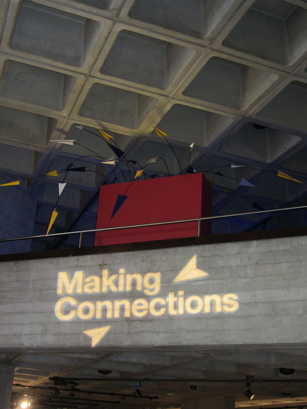 'Making Connections' at the National Theatre. Build and installation.
