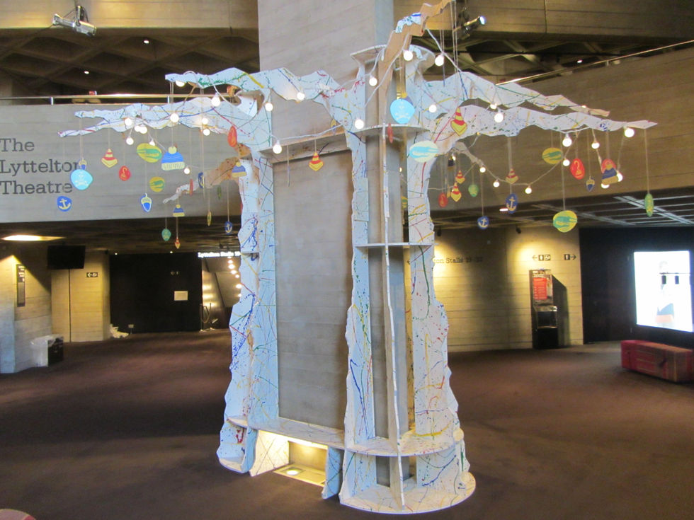 Constructed, painted and installed at the National Theatre
