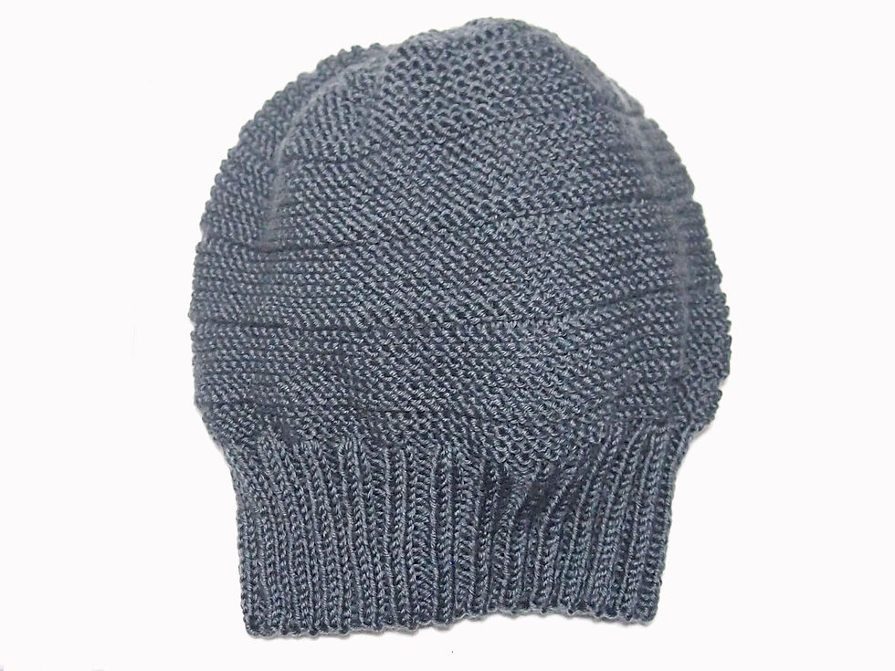 Dark Grey Slouch Beanie