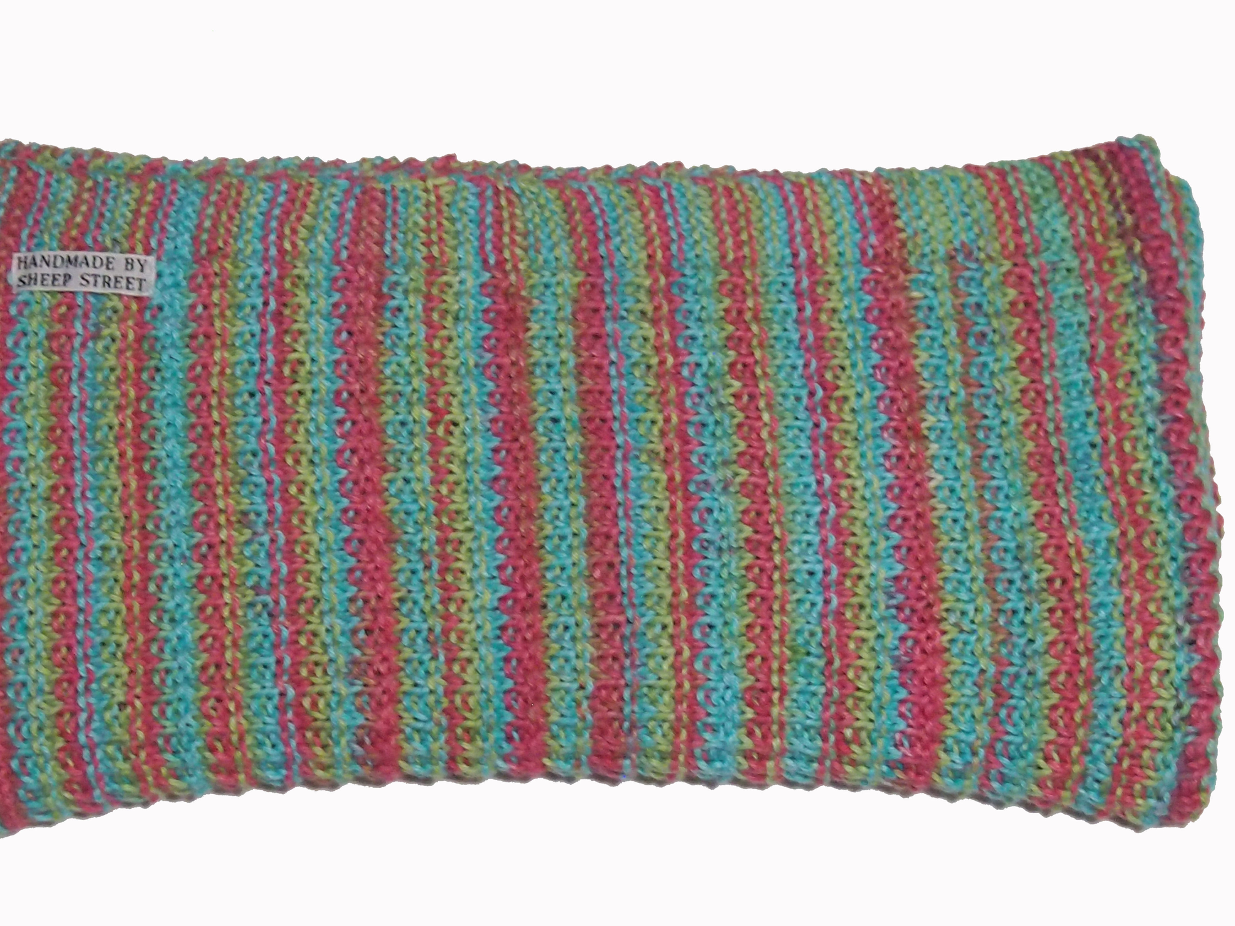 Pink/Aqua/Lime Green Blanket