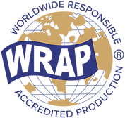 WRAP certified – Worldwide Responsible Accredited Production for ethical manufacturing