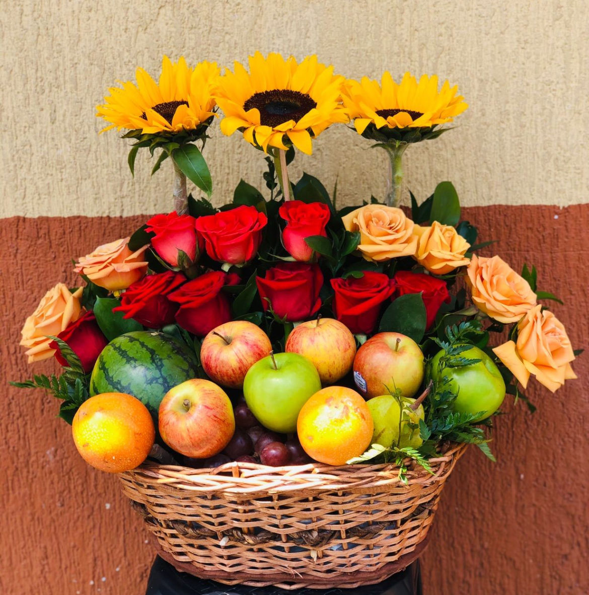 CANASTO SOL Y ROSAS 😱🥰🌻🌹
