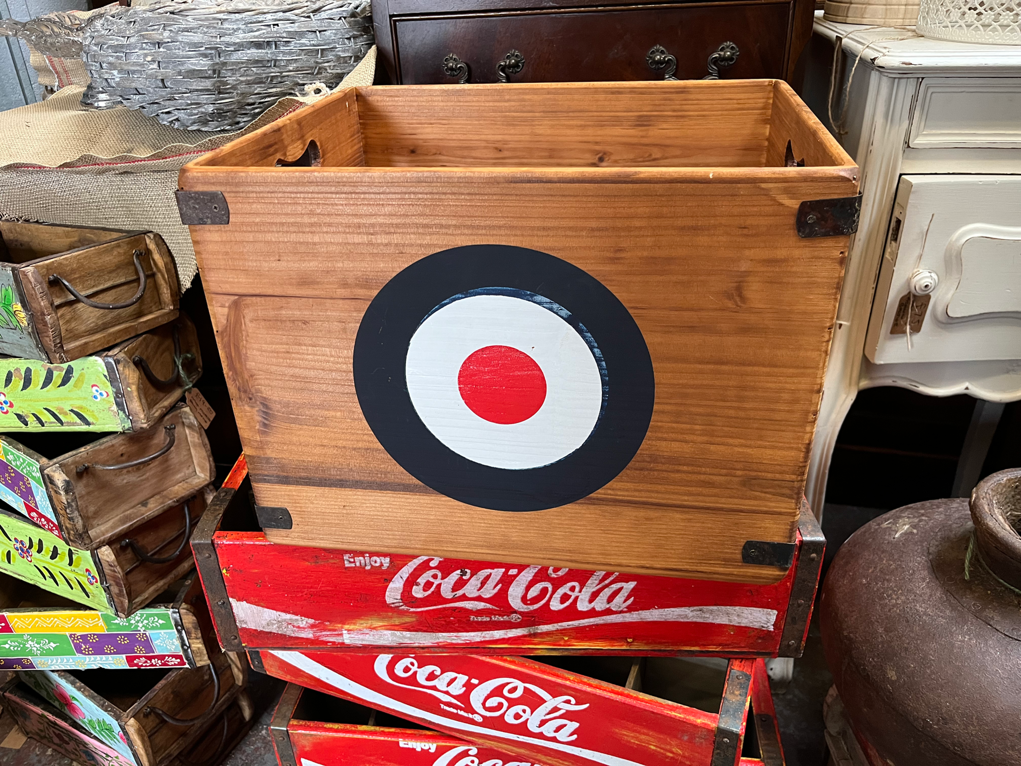 CARNABY STREET VINYL RECORD LP STORAGE BOX