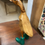 Thumbnail: WOODEN BAMBOO DUCK IN HUNTER WELLIES