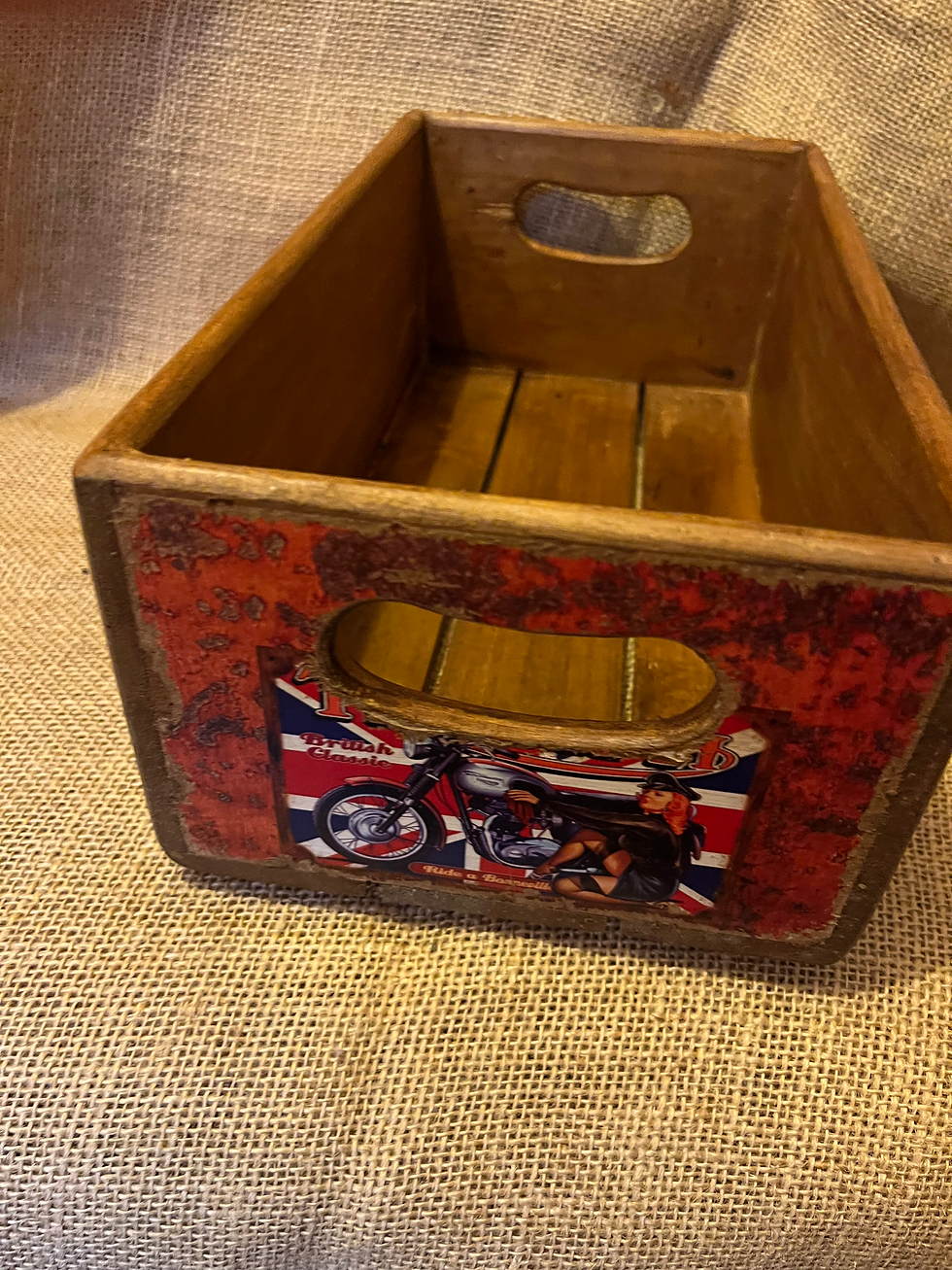 Thumbnail: SET OF 5 MOTORCYCLE STORAGE CRATES