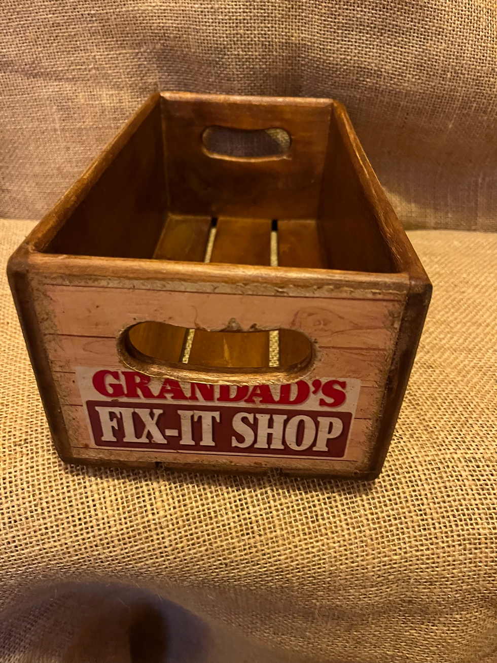 Thumbnail: GRANDAD’s FIX IT SHOP STORAGE CRATE