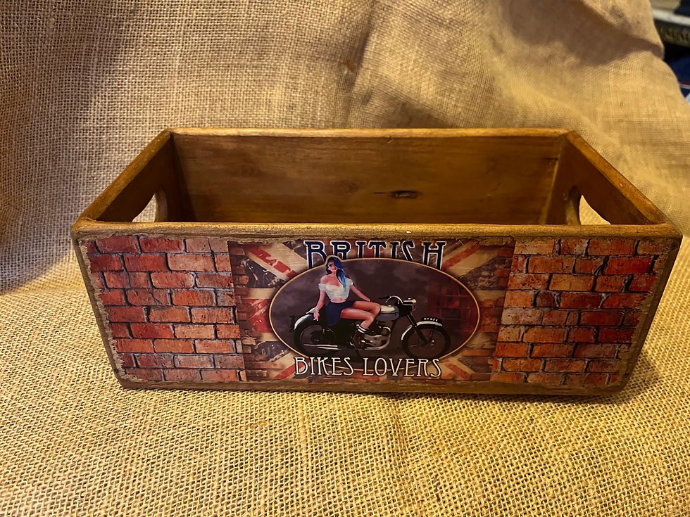 Thumbnail: SET OF 5 MOTORCYCLE STORAGE CRATES