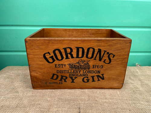 GORDONS DRY GIN STORAGE BOX 3 SIZES | TheVintageChicBarn