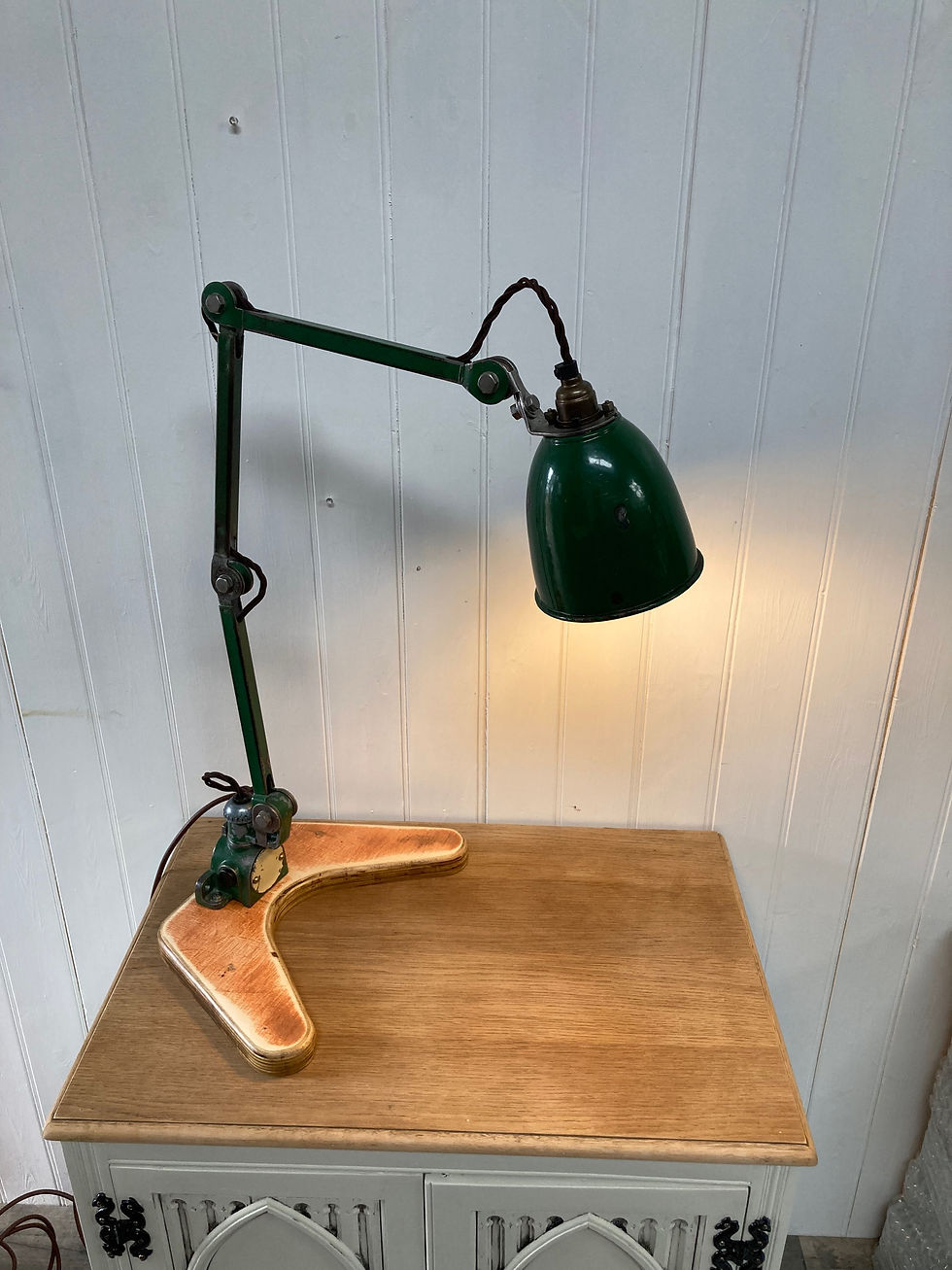 Thumbnail: VINTAGE REFURBISHED EDL ENGINEER/MACHINISTS LAMP