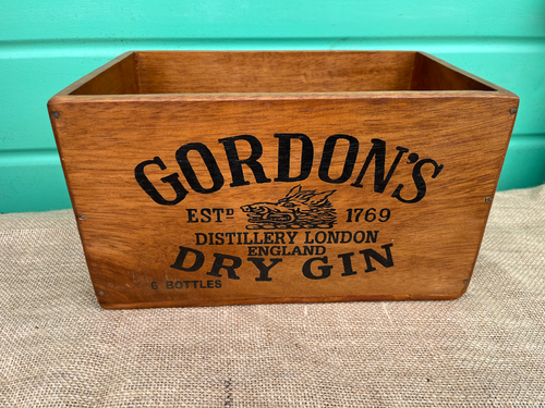 GORDONS DRY GIN STORAGE BOX 3 SIZES | TheVintageChicBarn