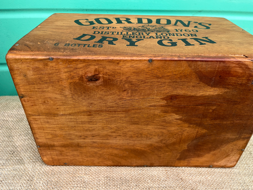 GORDONS DRY GIN STORAGE BOX 3 SIZES | TheVintageChicBarn