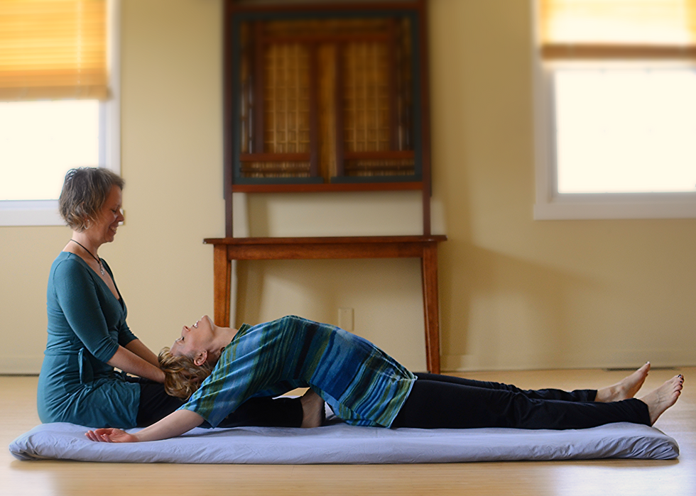 Partner Yoga: Supported Fish Pose