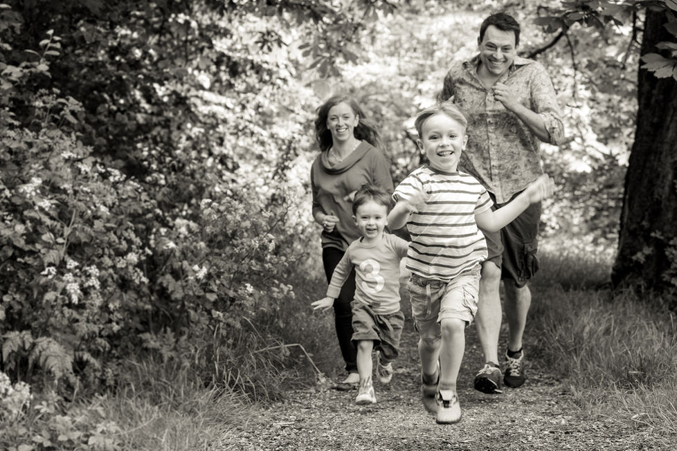 Family, children and baby photographer in London