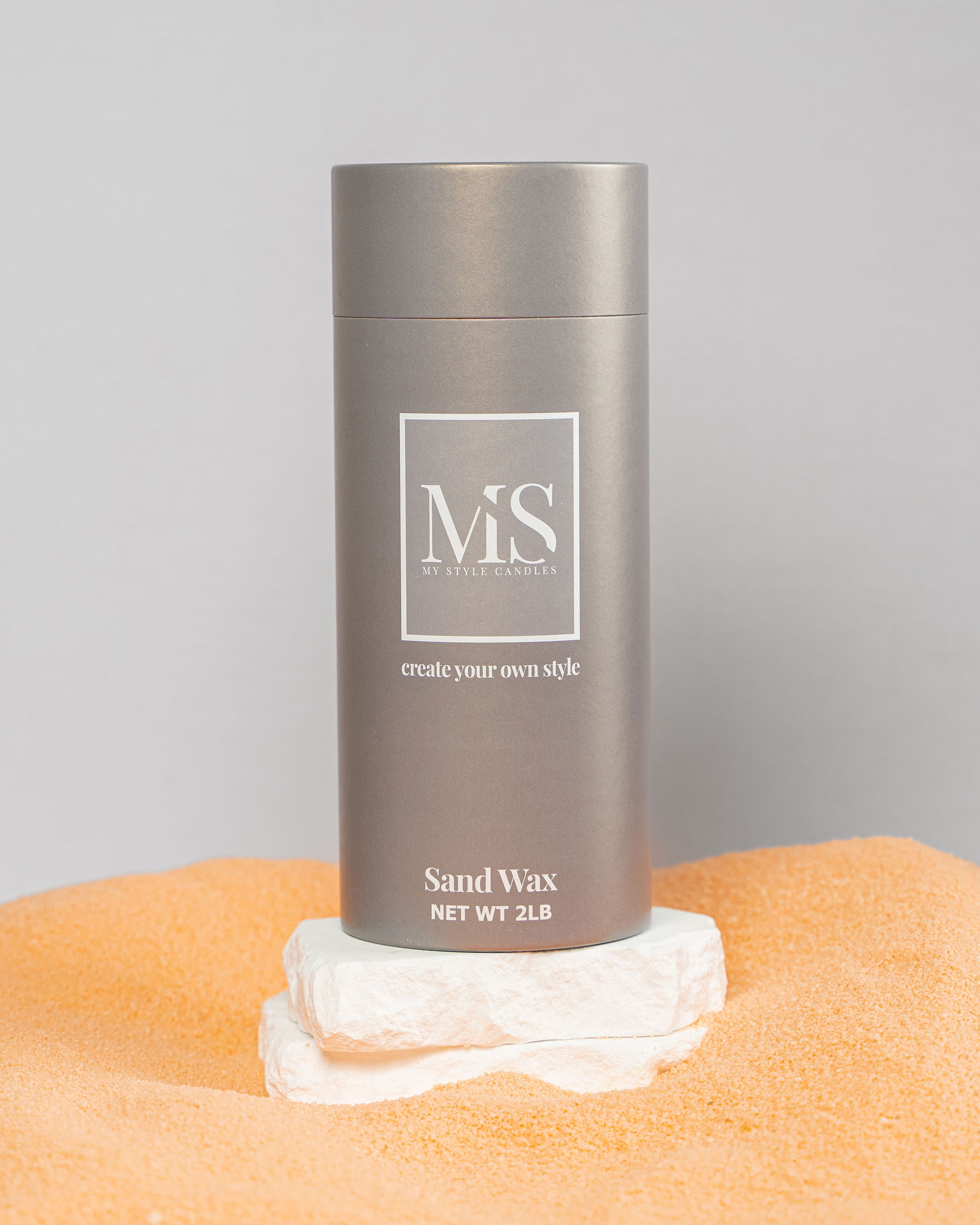 MyStyle Sand Candle in Peaches & Cream - 2 lbs (120hr)
