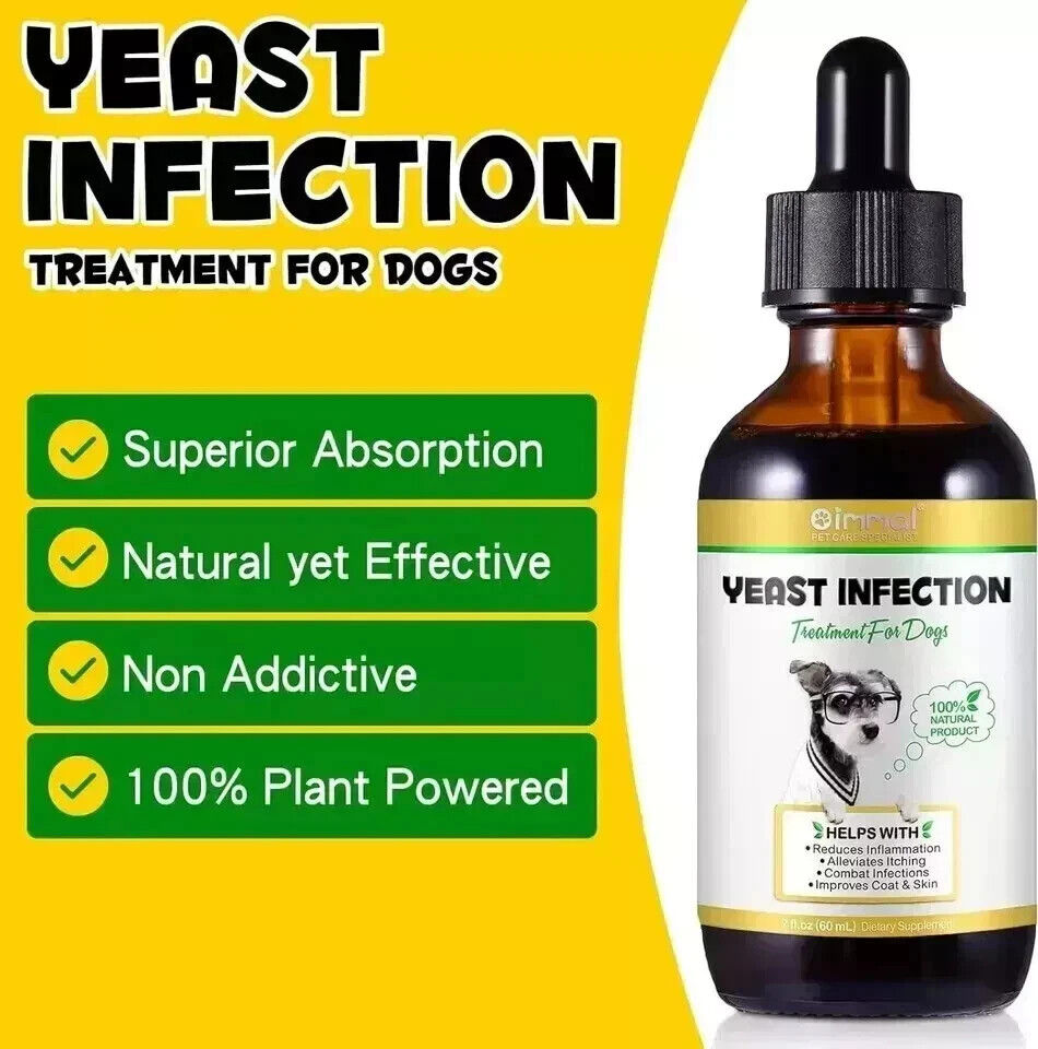 Thumbnail: 2 FOR £20 Yeast Infection Treatment for Dogs  2 x 60ml drops