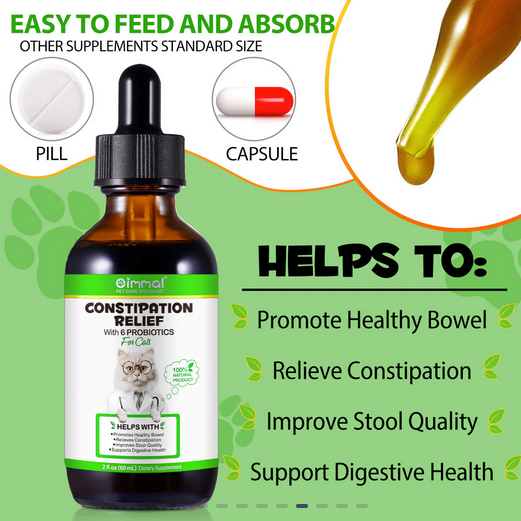 Thumbnail: Oimmal Constipation Relief with Probiotics for Cats 2 for £22 Bundle