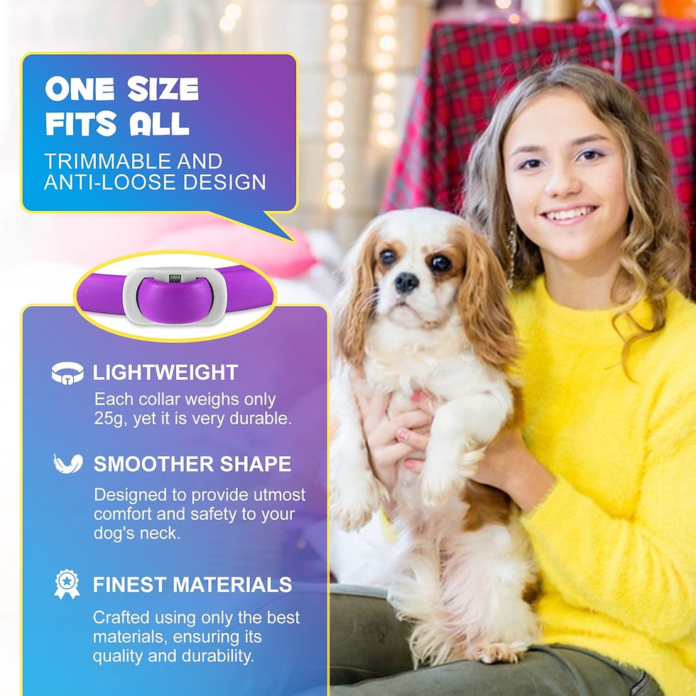 Thumbnail: Oimmal Calming Collar for Dogs - Adjustable Size Three Pack