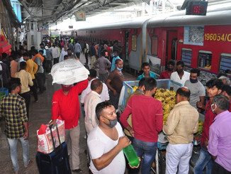 मधुबनी में दिल्ली-मुंबई से आने वाली ट्रेनों में मिले 45 कोरोना संक्रमित यात्री, तीसरी लहर की आशंका।