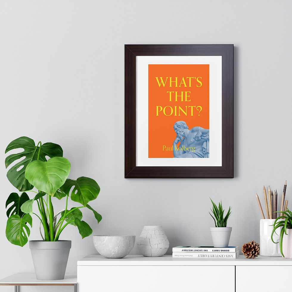 Thumbnail: What's the Point? Framed Vertical Poster