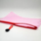 Pochette A4 imperméable rouge rose ouverte